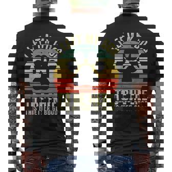 I Left My Dog To Be Here This Better Be Good Vintage Dog Men's T-shirt Back Print - Monsterry