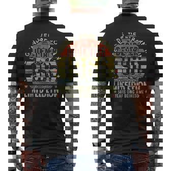 Legendince December 1966Intage 58Th Birthday Est 1966 メンズTシャツ バックプリント - Kawaiitshirt