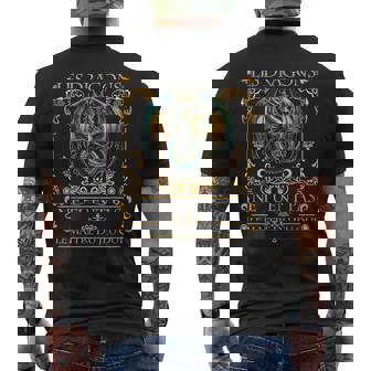 Les Dragons Ne Tuent Pas Jdr Humour Tpk Donjons Et Dialogues T-shirt imprimé au dos - Cadeauxyz