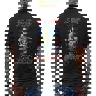 Let's Watch ホラー映画 おもしろハロウィンホラー映画 メンズTシャツ バックプリント - Kawaiitshirt