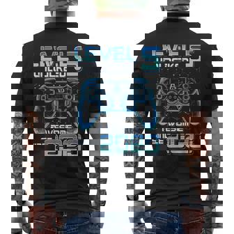Level 5 Unlocked Video Game Party 6Th Birthday Gamer Boys Men's T-shirt Back Print - Thegiftio