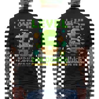 Level 6 Unlocked Awesome Since 2019 Pixel Birthday 6Th Men's T-shirt Back Print - Monsterry
