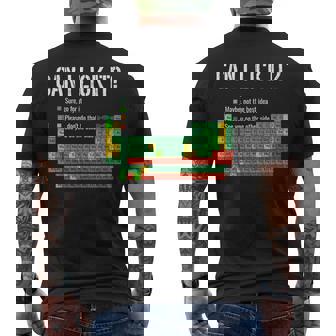 Can I Lick It Periodic Table Science School Men's T-shirt Back Print - Thegiftio