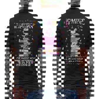 Licormaitresse Humour Maitresse Licorne Cadeau Enseignante T-shirt imprimé au dos - Cadeauxyz