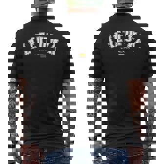 Lietuva リトアニア リトアニア 国旗 愛国的 メンズTシャツ バックプリント - Kawaiitshirt