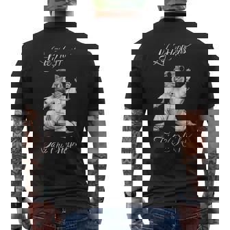 Life Happens 太極拳は面白い陰陽太極拳マーモットを助ける メンズTシャツ バックプリント - Kawaiitshirt