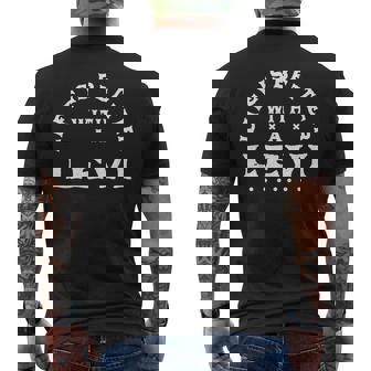 Life Is Better With A Levi Name 面白い皮肉なニックネーム メンズTシャツ バックプリント - Kawaiitshirt