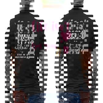 Life Isn't Perfect But You Nails Can Be Manicurist ネイルテック メンズTシャツ バックプリント - Kawaiitshirt