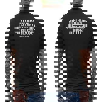 Lift Heavy Run Fast ウェイトリフターランナー ヴィンテージジムワークアウト メンズTシャツ バックプリント - Kawaiitshirt