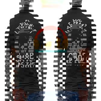 I Like Elephants And Maybe Like 3 People シャツ 象 メンズTシャツ バックプリント - Kawaiitshirt