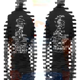 Lil Homie Lowrider かわいいテディベア ヒップホップ ローライダー チカーノ メンズTシャツ バックプリント - Kawaiitshirt