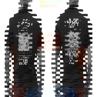 Lindos Cerdos Loiento No Puedo Tener Planes Con Mis Cerdos Camiseta Hombre Estampado Espalda - Regaloses