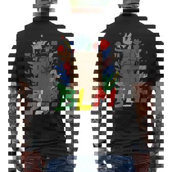 Lives Matter Blm No Racism And Proud Retro T-shirt imprimé au dos - Cadeauxyz