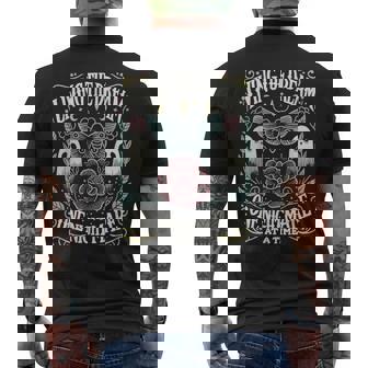 Living The Dream One Nightmare At The Time Men's T-shirt Back Print - Thegiftio