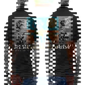 Local Boy Black Lab Hunting Men's T-shirt Back Print | Seseable CA