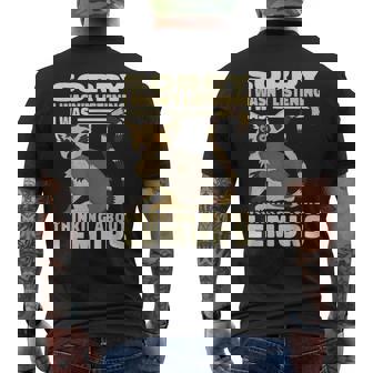 Loiento No Estaba Escuchando Lémuresintage Madagascar Lemur Camiseta Hombre Estampado Espalda - Regaloses