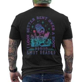 I Look Better Bent Over A Book Smut Reader Bookish Men's T-shirt Back Print - Thegiftio UK