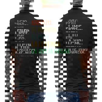 Lorenzo El Hombre Mito Leyenda La Oveja Negra Divertido Camiseta Hombre Estampado Espalda - Regaloses