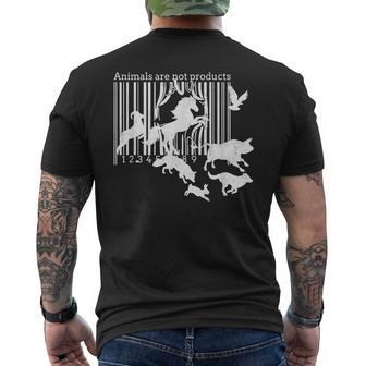 Los Animales Noon Productos -Egetarianismo Derechos De Los Animales Camiseta Hombre Estampado Espalda - Regaloses