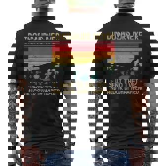 Los Dinosaurios Nunca Fueron Aleterinario Camiseta Hombre Estampado Espalda - Regaloses