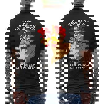 Los Hermanos De Pollo In Mangas Camiseta Hombre Estampado Espalda - Regaloses