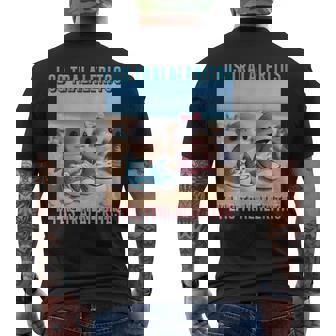 Los Traleritos Y Las Traleritas イタリアのブレインロットモンスター メンズTシャツ バックプリント - Kawaiitshirt