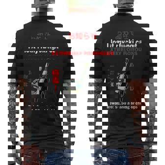 I Lost My Fucking Cat Extremely Poisonous Cat Men's T-shirt Back Print - Thegiftio