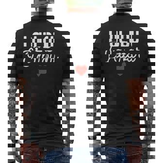 Loulou Amour Cadeau Original Fete Couple Anniversaire Humour T-shirt imprimé au dos - Cadeauxyz