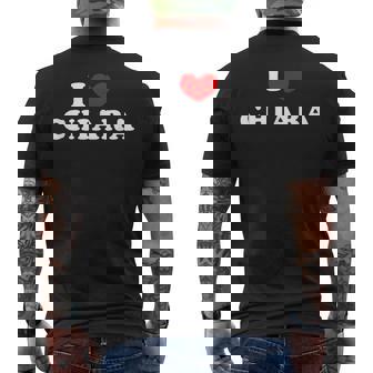 I Love Chiara Amo Chiara Camiseta Hombre Estampado Espalda - Regaloses