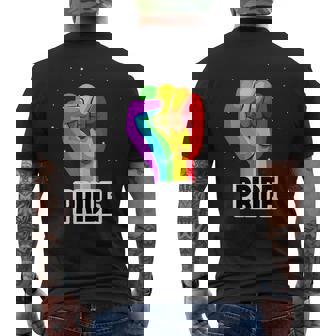 Love Is Love Cuore Lgbt Arcobaleno Gay Csd Gay Lesbica T-shirt da uomo con stampa posteriore - Novitaregali