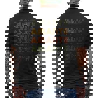 Love Heart Amante グランジ ビンテージスタイル ブラック アマンテ メンズTシャツ バックプリント - Kawaiitshirt