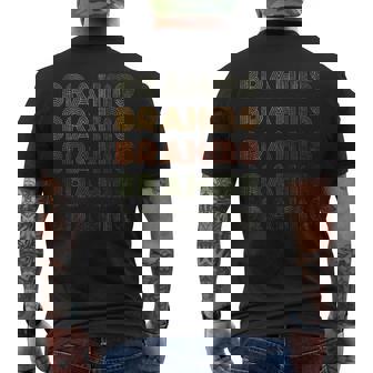 Love Heart Brahms グランジ ビンテージスタイル ブラック ブラームス メンズTシャツ バックプリント - Kawaiitshirt