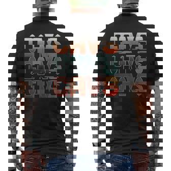 Love Heart Cavs Grunge Vintage Style Black Cavs Men's T-shirt Back Print - Thegiftio UK