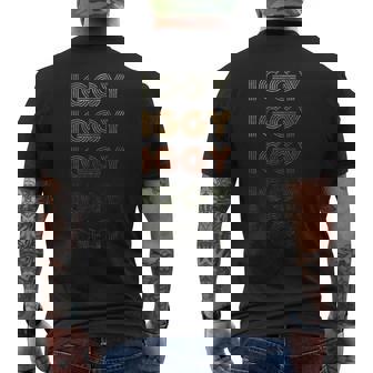 Love Heart Iggy グランジ ビンテージスタイル ブラック イギー メンズTシャツ バックプリント - Kawaiitshirt