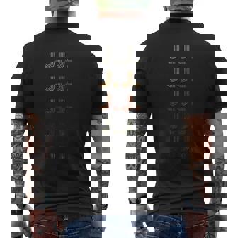 Love Heart JJ グランジ ビンテージスタイル ブラック JJ メンズTシャツ バックプリント - Kawaiitshirt