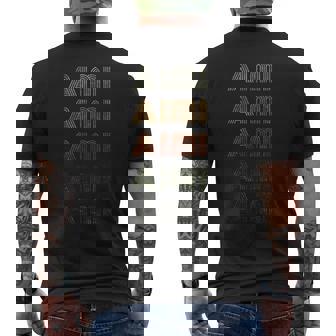 Love Heart あいみ グランジ ビンテージスタイル ブラック あいみ メンズTシャツ バックプリント - Kawaiitshirt