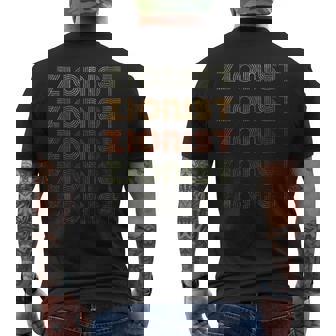 Love Heart シオニスト グランジ ビンテージスタイル ブラック シオニスト メンズTシャツ バックプリント - Kawaiitshirt