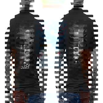 I Love Japan Culture Enjoy Cool Japan Landmarks Doodles メンズTシャツ バックプリント - Kawaiitshirt