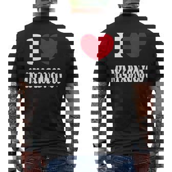 I Love Miyakonojo 都城大好き メンズTシャツ バックプリント - Kawaiitshirt