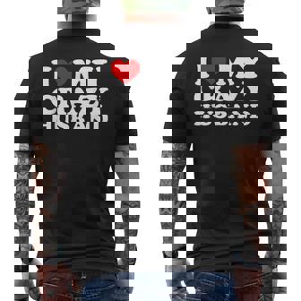 I Love My Crazy Husband Wild Love For Adoring Husbands メンズTシャツ バックプリント - Kawaiitshirt