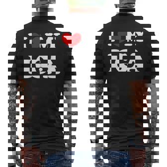 I Love My Iga 伊賀大好き メンズTシャツ バックプリント - Kawaiitshirt