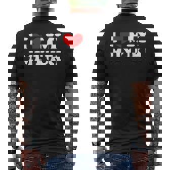 I Love My Miyuki 私はみゆきを愛しています メンズTシャツ バックプリント - Kawaiitshirt