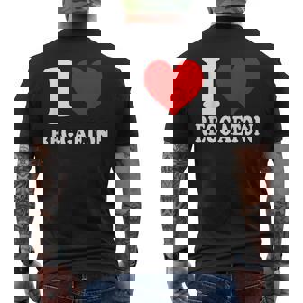 I Love Reggaeton Music メンズTシャツ バックプリント - Kawaiitshirt