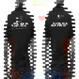 I Love Rosario 私は愛する Rosario メンズTシャツ バックプリント - Kawaiitshirt