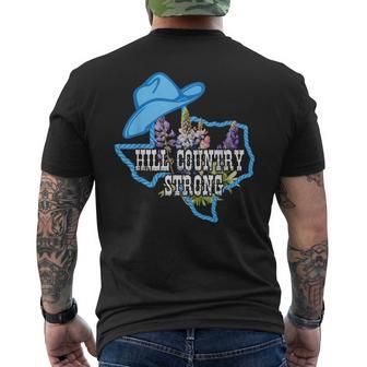 For The Love For Texas Hill Country Strong Pray For Texas Men's T-shirt Back Print - Thegiftio UK