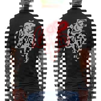 Love You Heart バレンタインデー 好きな人 パートナー 愛 メンズTシャツ バックプリント - Kawaiitshirt
