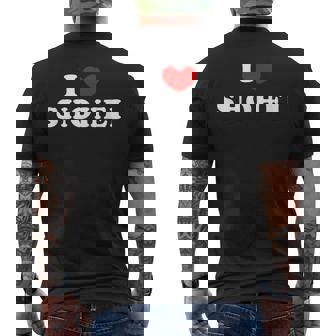 I Lovehohei 私は愛するhohei メンズTシャツ バックプリント - Kawaiitshirt