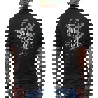 Low Life 低音記号 面白い マーチング ブラスバンド 音符 メンズTシャツ バックプリント - Kawaiitshirt