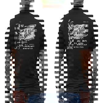 Luau Tiki Bar ビバリーヒルズ ロサンゼルス レトロ ヴィンテージ メンズTシャツ バックプリント - Kawaiitshirt