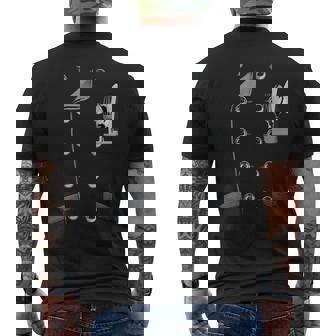 Lustige Kochjacke Uniform Kochen Koch Chef Kulinarische Küche T-Shirt mit Rückendruck - Geschenkecke